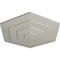 Ekena Millwork Woodruff Ceiling Medallion, Hand-Painted Pot of Cream, 23 1/4"OD x 7/8"P CM23WFPCF - alternate 2